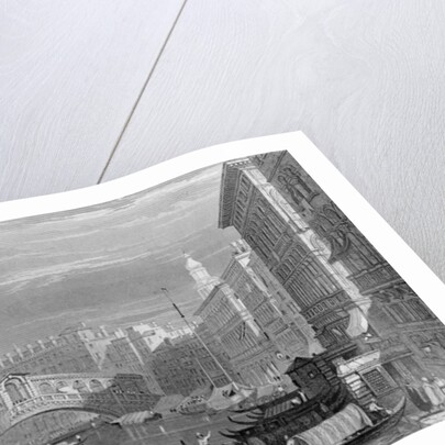 The Rialto Bridge, Venice by Samuel Prout