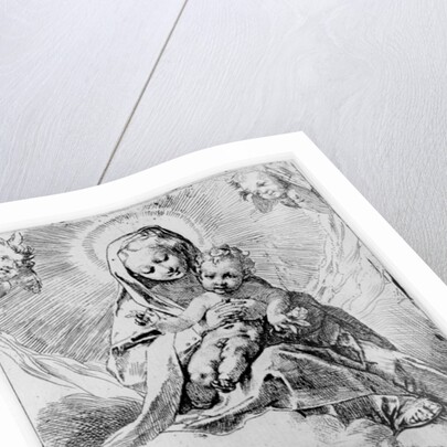 The Virgin and Child in the clouds by Federico Fiori Barocci or Baroccio