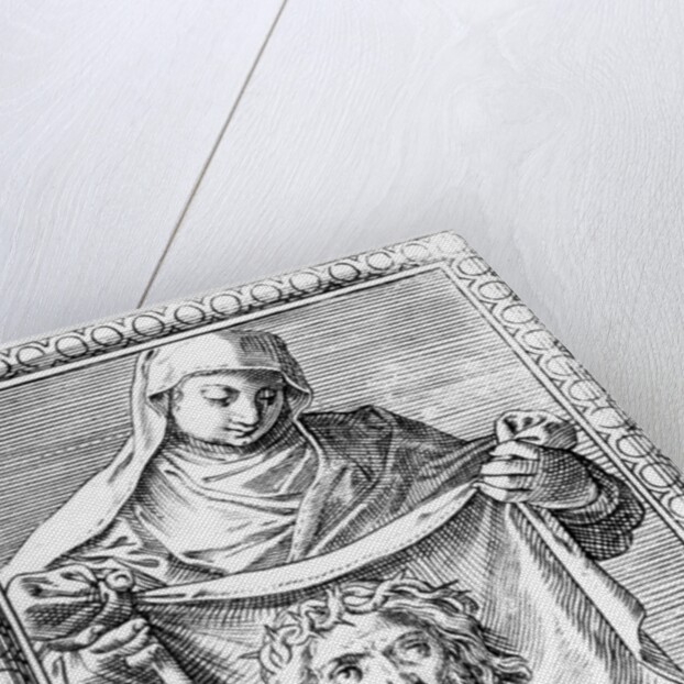 Veronica holding the Sudarium, 1581 by Agostino Carracci