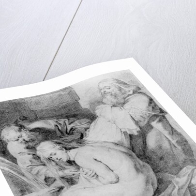 Susanna and the Elders, drawn by Lucas Vorsterman, c.1620 by Peter Paul (after) Rubens