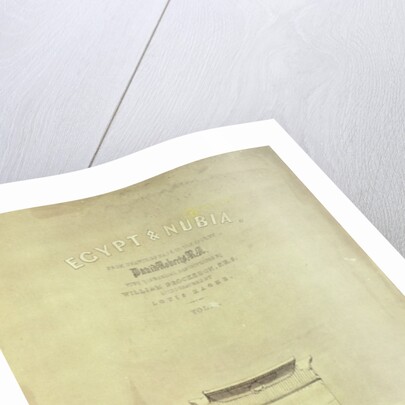 Great Gateway leading to the Temple of Karnak, titlepage to 'Egypt and Nubia', lithograph by Louis Haghe, published 1849 by David (after) Roberts