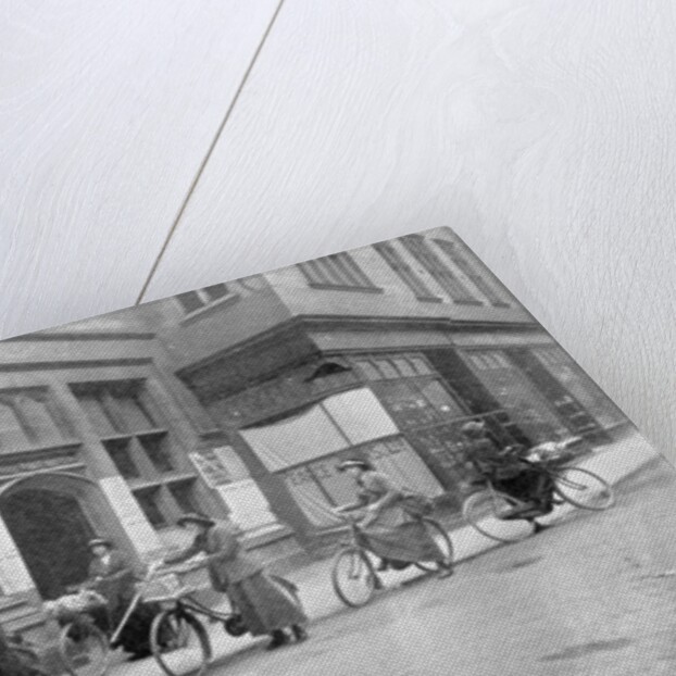 Women acting as Postmen, War Office photographs, 1916 by English Photographer