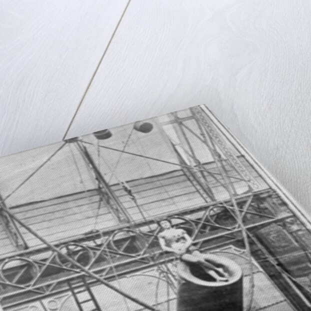 Zazel, first human cannonball, 1877 by English Photographer