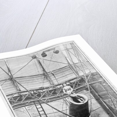 Zazel, first human cannonball, 1877 by English Photographer