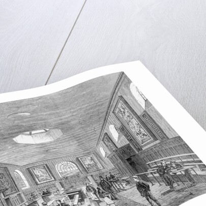 A Charterhouse Schoolroom by English School