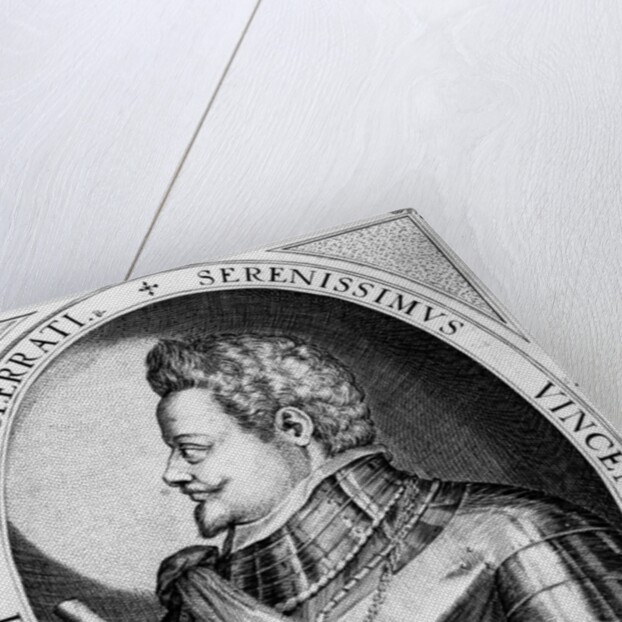 Vincenzo Gonzaga, Duke of Mantua, 1597 by Dominicus or Custodis Custos