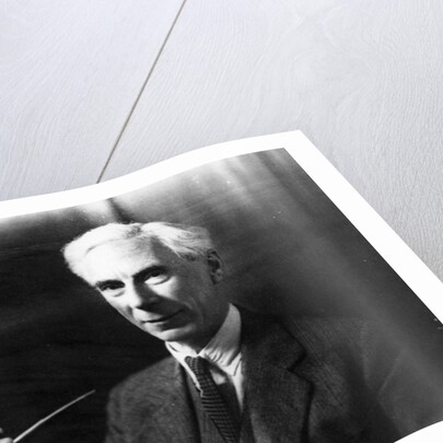 Bertrand Russell by English Photographer