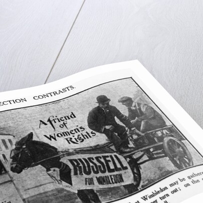 Wimbledon election contrasts, 1907 by English Photographer