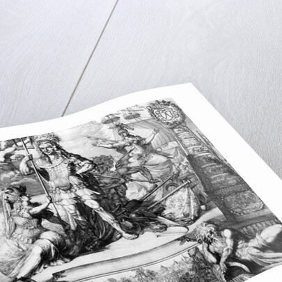 Allegorical portrait of Cornelis Tromp, 1688 by Jan van Vianen