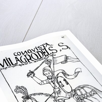 The Miraculous Intervention of St. James the Apostle in the Conquest of the Americas by Felipe Huaman Poma de Ayala