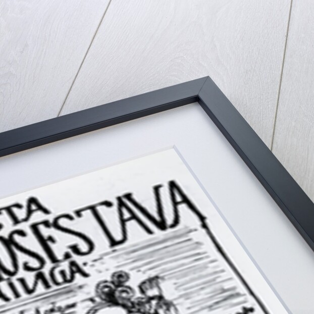 Sebastian de Benalcazar and Hernando Pizarro confront Atahualpa Inca at the Royal Baths in Cajamarca by Felipe Huaman Poma de Ayala