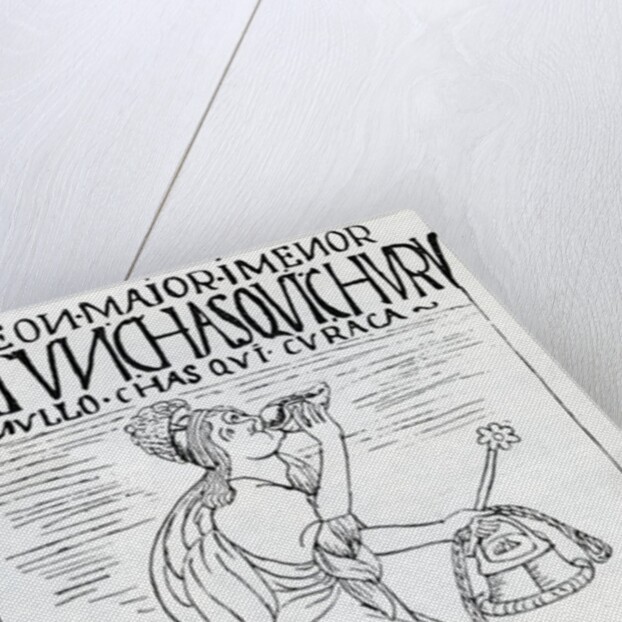 December, the month of the sun god festival by Felipe Huaman Poma de Ayala