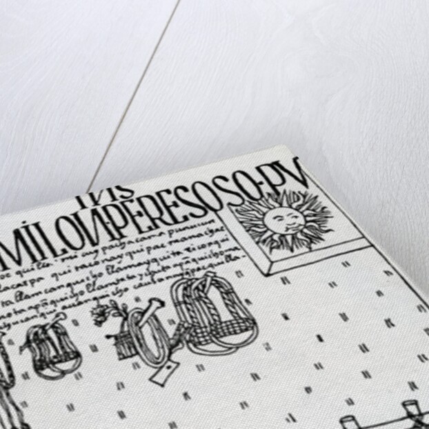 Native Incas sleep through the morning, neglecting their duties by Felipe Huaman Poma de Ayala