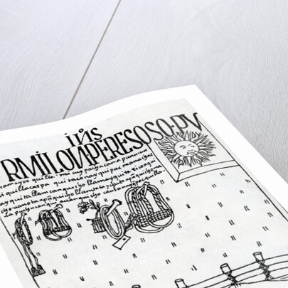 Native Incas sleep through the morning, neglecting their duties by Felipe Huaman Poma de Ayala