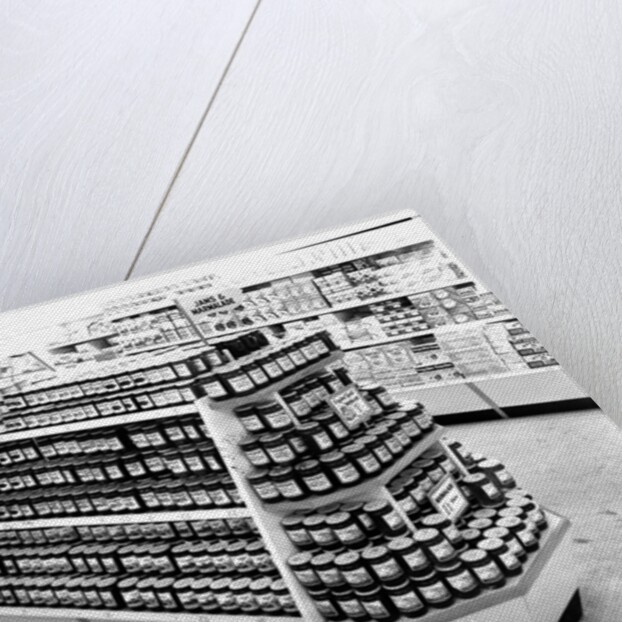 Jam and Marmalade aisle, Woolworths store, 1956 by English Photographer