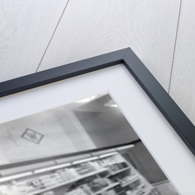 Cake and pudding mixture aisle, Woolworths store, 1956 by English Photographer