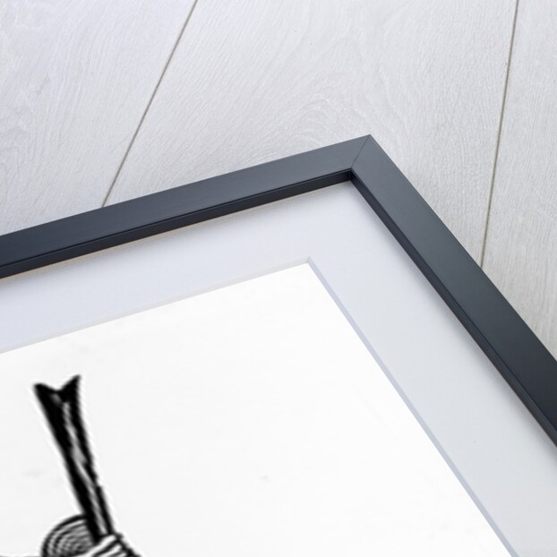 Pilgrim with a dog by English School