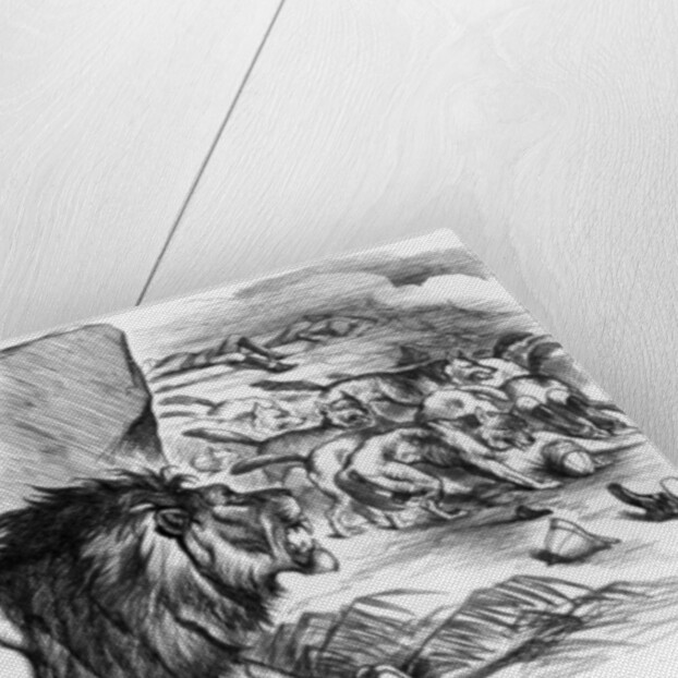 Fiat Justitia! The British Lion and the Afghan Wolves by John Tenniel