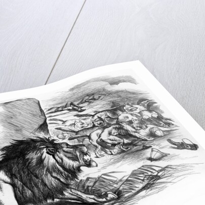 Fiat Justitia! The British Lion and the Afghan Wolves by John Tenniel