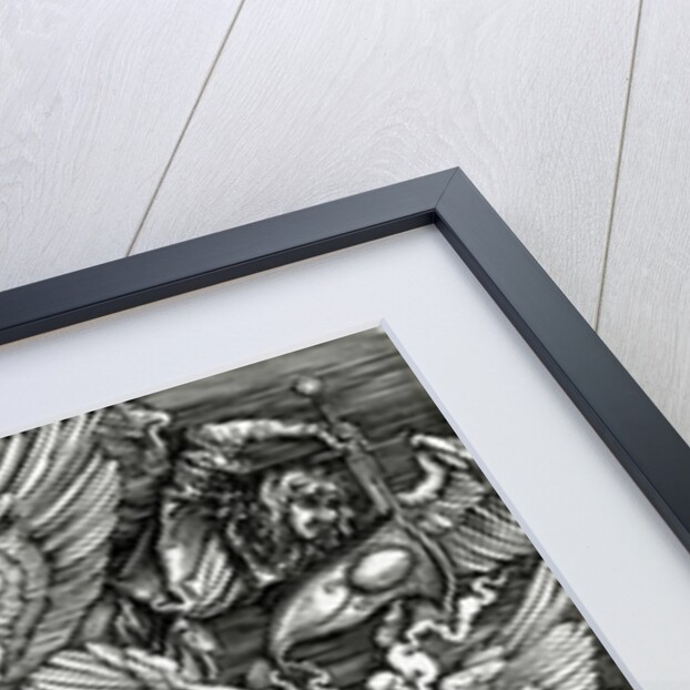 St. Michael fighting the Dragon, 1498 by Albrecht Dürer or Duerer