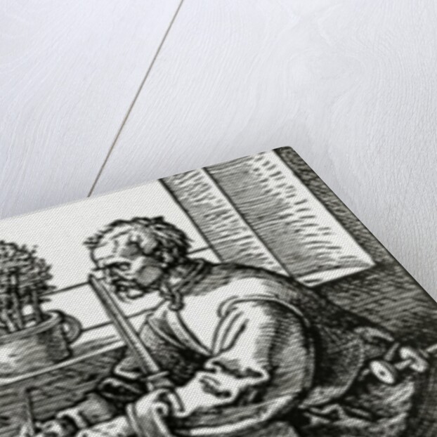 Illustration from Durer's 'Four Books on Measurement' by Albrecht Dürer or Duerer