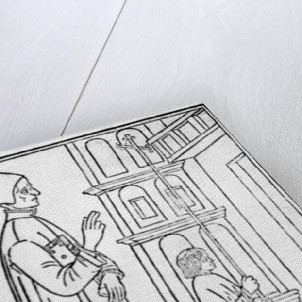 Lorenzo Giustiniani, frontispiece to 'Doctrina della Vita Monastica', 1494 by Italian School