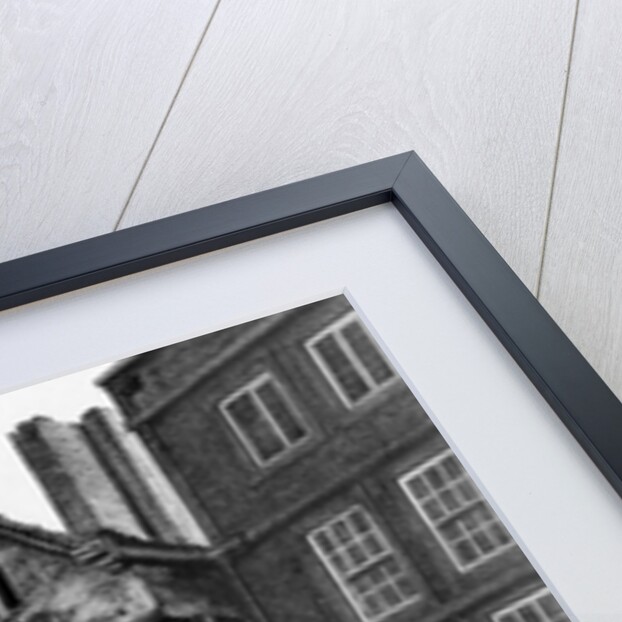 Old Houses and Shopfronts on Chancery Lane, London, 1798 by English School