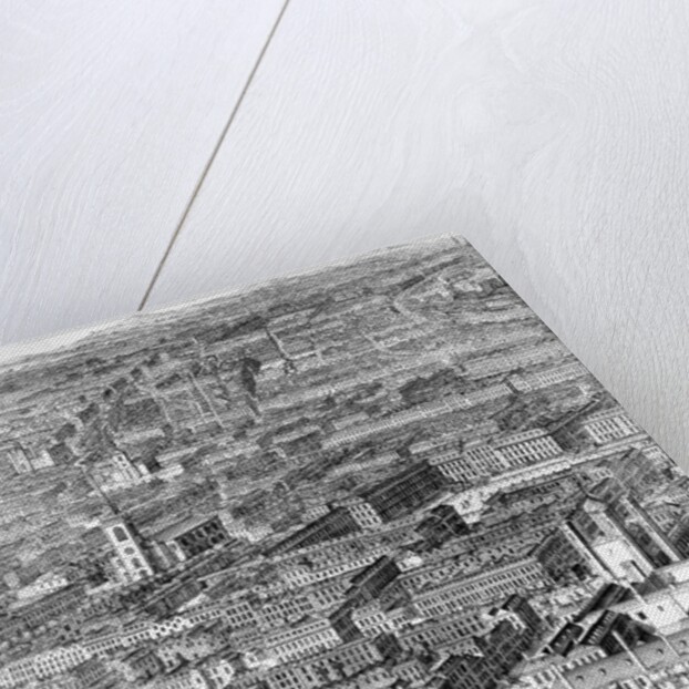 A prospect of the City of London, 1710 by Johannes Kip