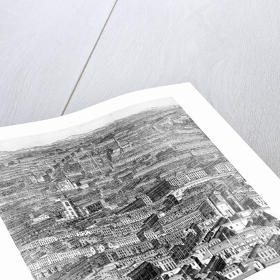 A prospect of the City of London, 1710 by Johannes Kip