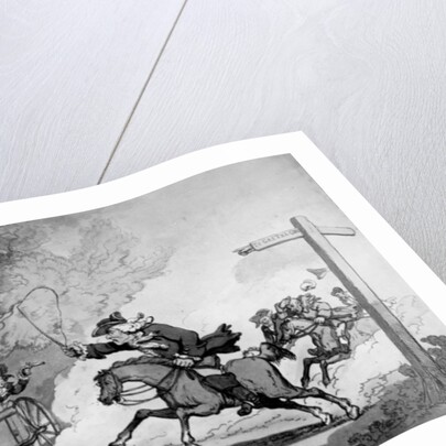 Fillial Affection, or A Trip to Gretna Green, 1780s by Thomas Rowlandson