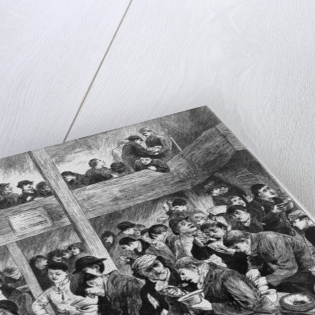 Ned Wright's Thieves' Supper, published in 'The Graphic' illustrated newspaper Saturday, February 26, 1870 by English School