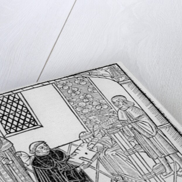 Earl Rivers presents his book to Edward IV by English School