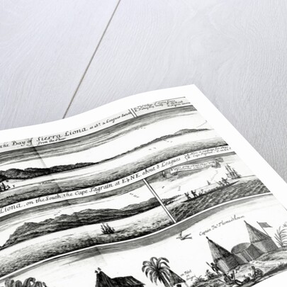 A Prospect of the Road in the Bay of Sierra Liona by Johannes Kip