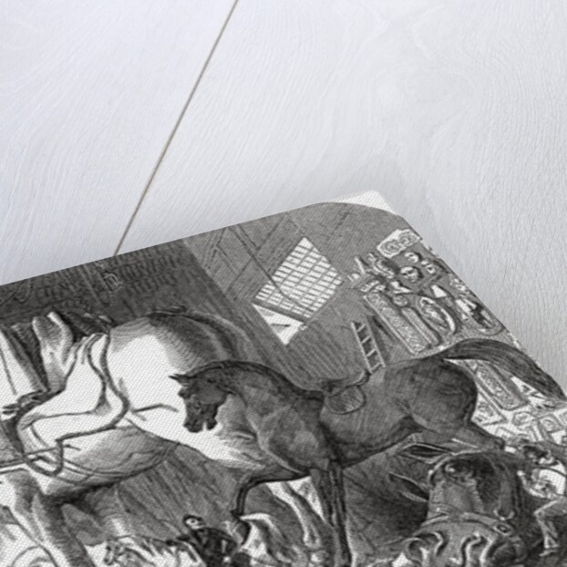 Mr Wyatt's Atelier, or Model-Room, published in 'The Illustrated London News', 11th July 1846 by Ebenezer Landells