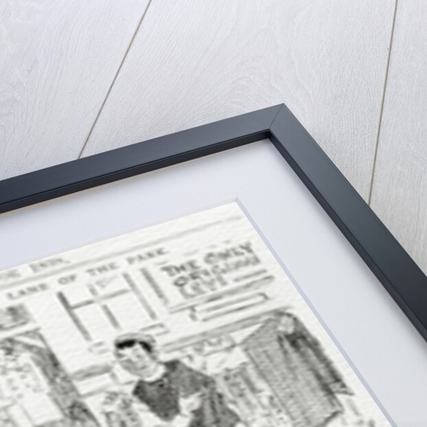 Scene I, Petticoat Lane, published in 'Punch's Almanack for 1898' by Phil May