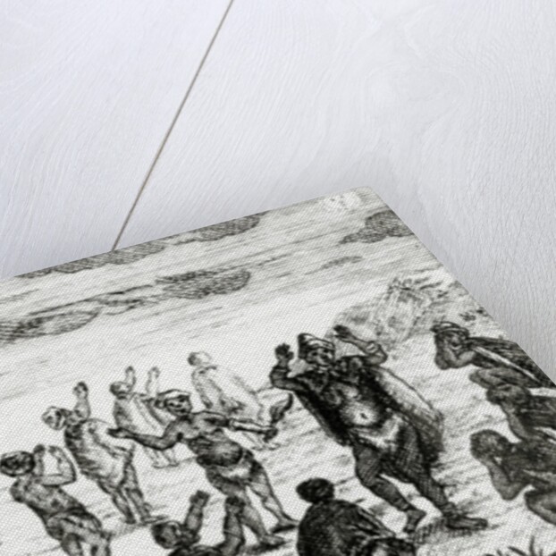 The Hottentots Worship the Moon by English School