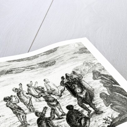 The Hottentots Worship the Moon by English School