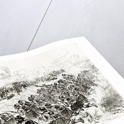 The Black Watch charging the intrenchments at the Battle of Tel el-Kebir by Melton Prior