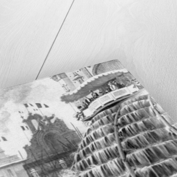 A state ceremony in a hopeless downpour of rain by Samuel Begg