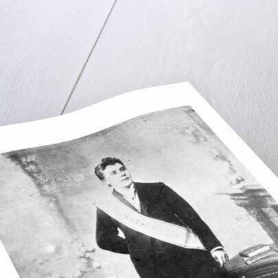 The so-called Diana Vaughan, dressed as an inspector of Palladism, c.1895 by French Photographer