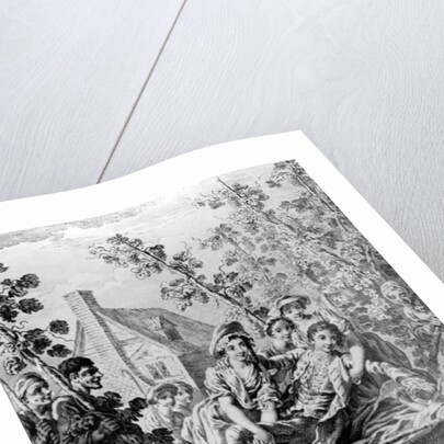 Hop Garden, an illustration to 'Poems on Several Occasions' by Christopher Smart, engraved by Charles Grignion, 1752 by Francis Hayman