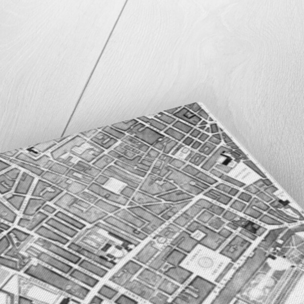 A Map of St. James's, London, 1746 by John Rocque