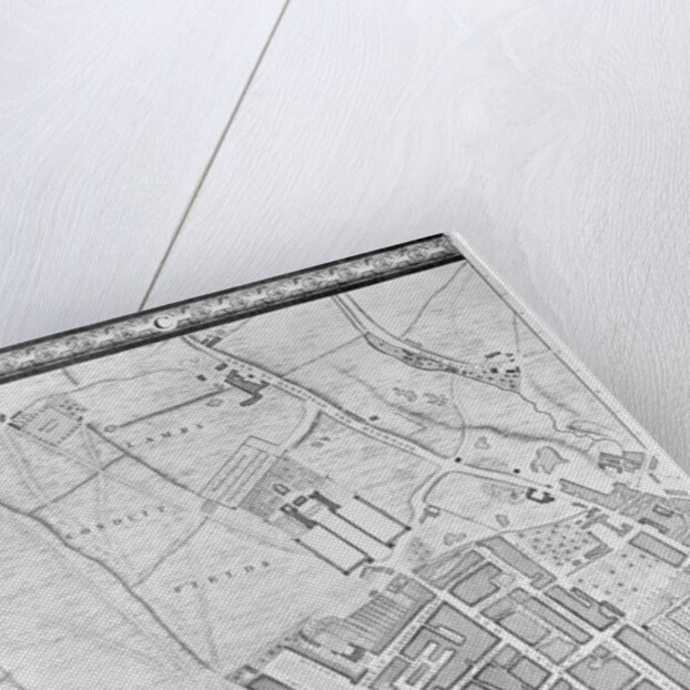 A Map of Bloomsbury and Holborn, London, 1746 by John Rocque