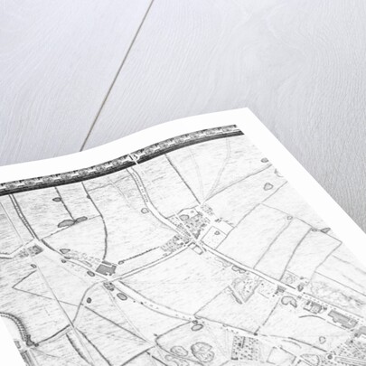 A Map of the West End and Soho, London, 1746 by John Rocque