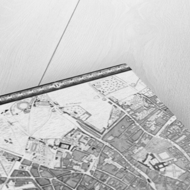 A Map of Clerkenwell, City of London, 1746 by John Rocque