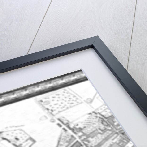 A Map of Clerkenwell, City of London, 1746 by John Rocque