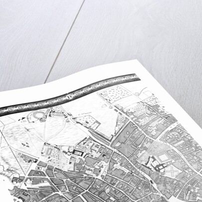 A Map of Clerkenwell, City of London, 1746 by John Rocque
