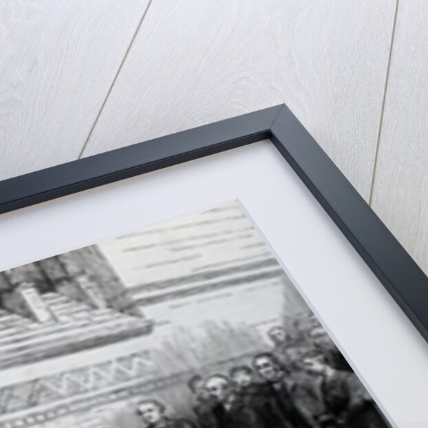 Unveiling the statue of the late Charles Darwin in the Natural History Museum, South Kensington, 9th June 1885 by English School