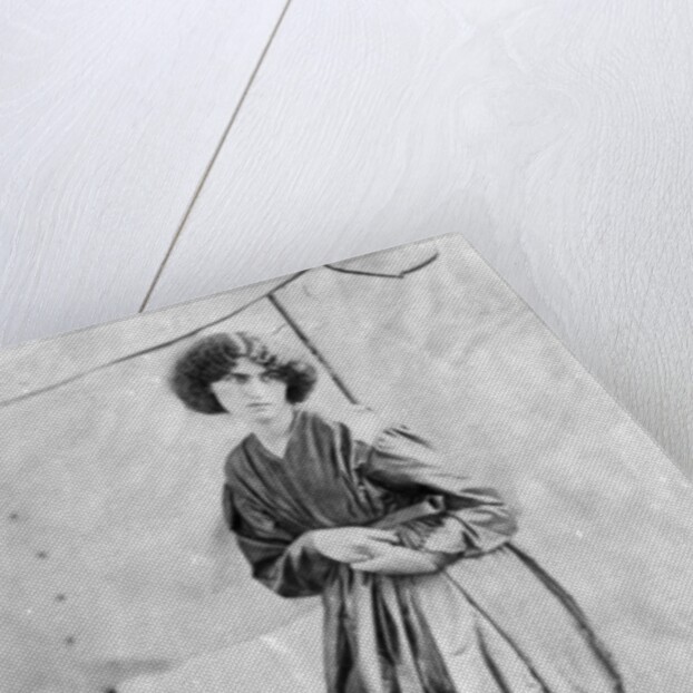 Jane Morris, posed by Dante Gabriel Rossetti, 1865 by John R. Parsons