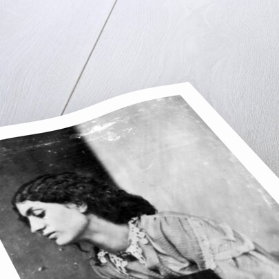 Jane Morris, posed by Dante Gabriel Rossetti, 1865 by John R. Parsons